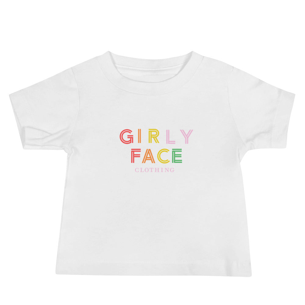 Girly Face - Baby Jersey Short Sleeve Tee