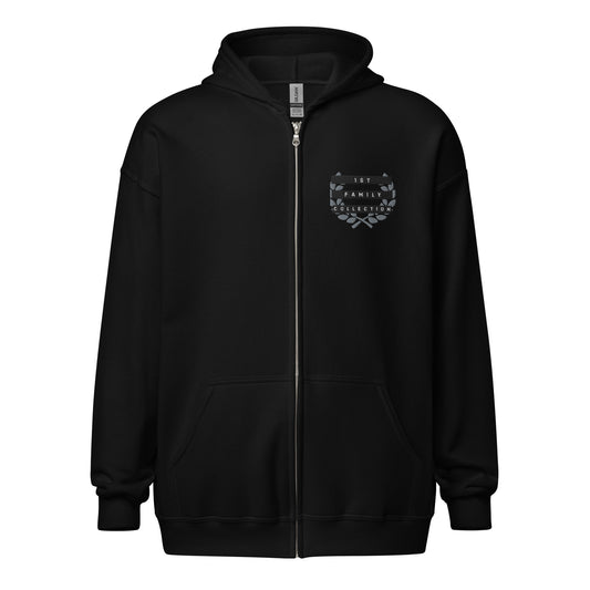 1st Family Collection Unisex heavy blend zip hoodie