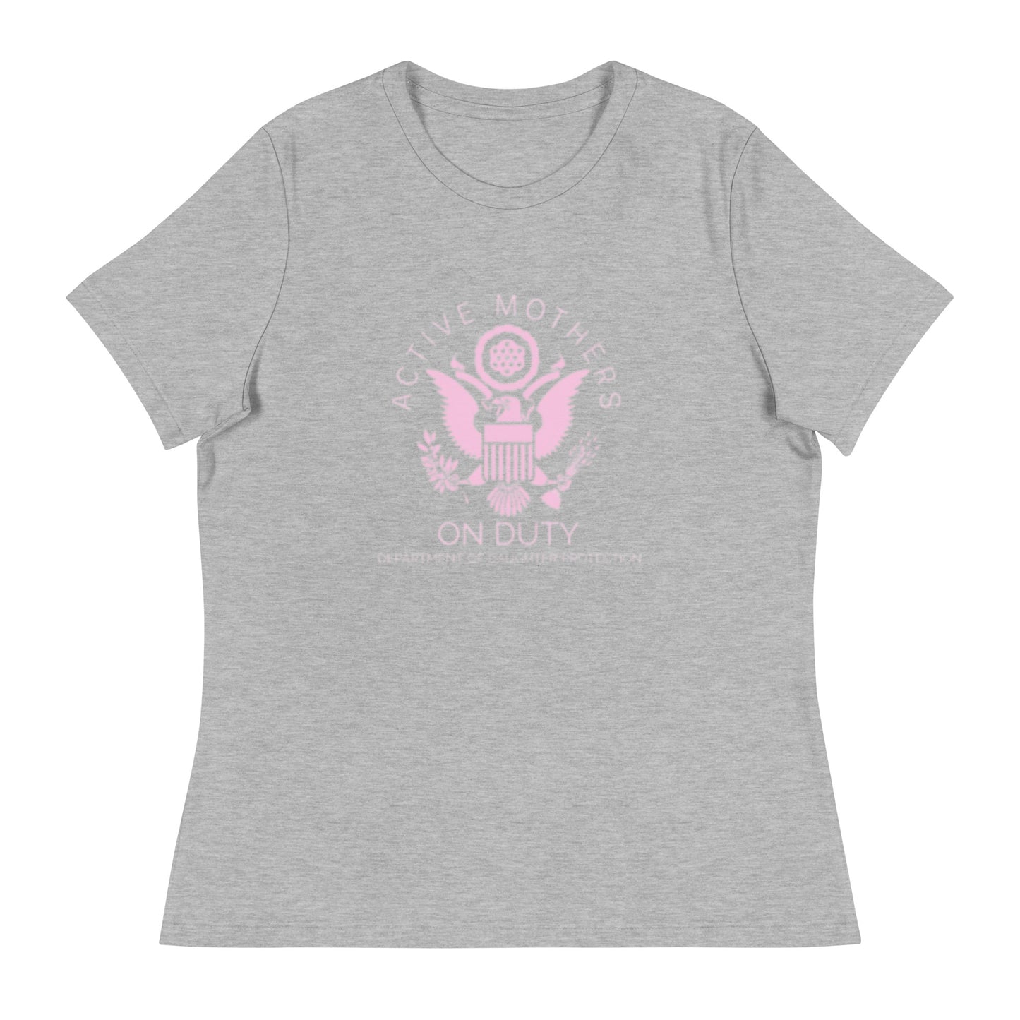 Active Mothers on Duty-Women's Relaxed T-Shirt