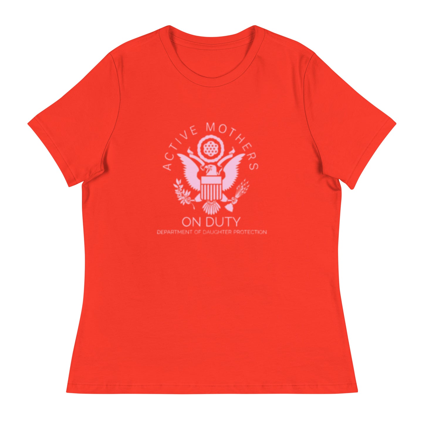 Active Mothers on Duty-Women's Relaxed T-Shirt