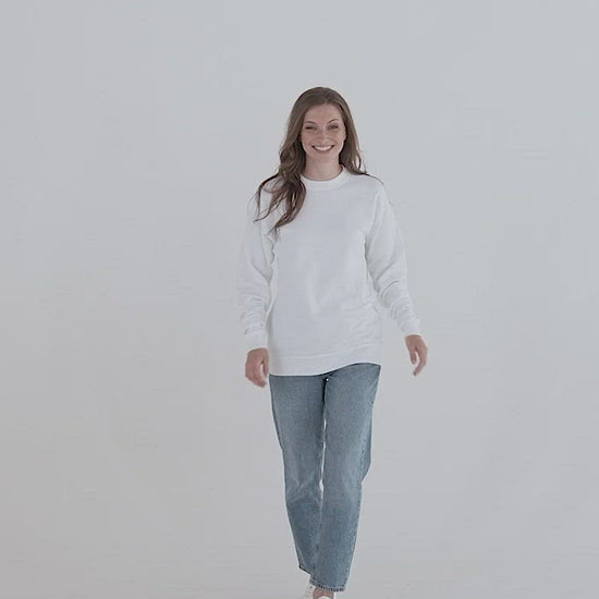 Unisex Fleece Sweatshirt Hanes P160.mp4