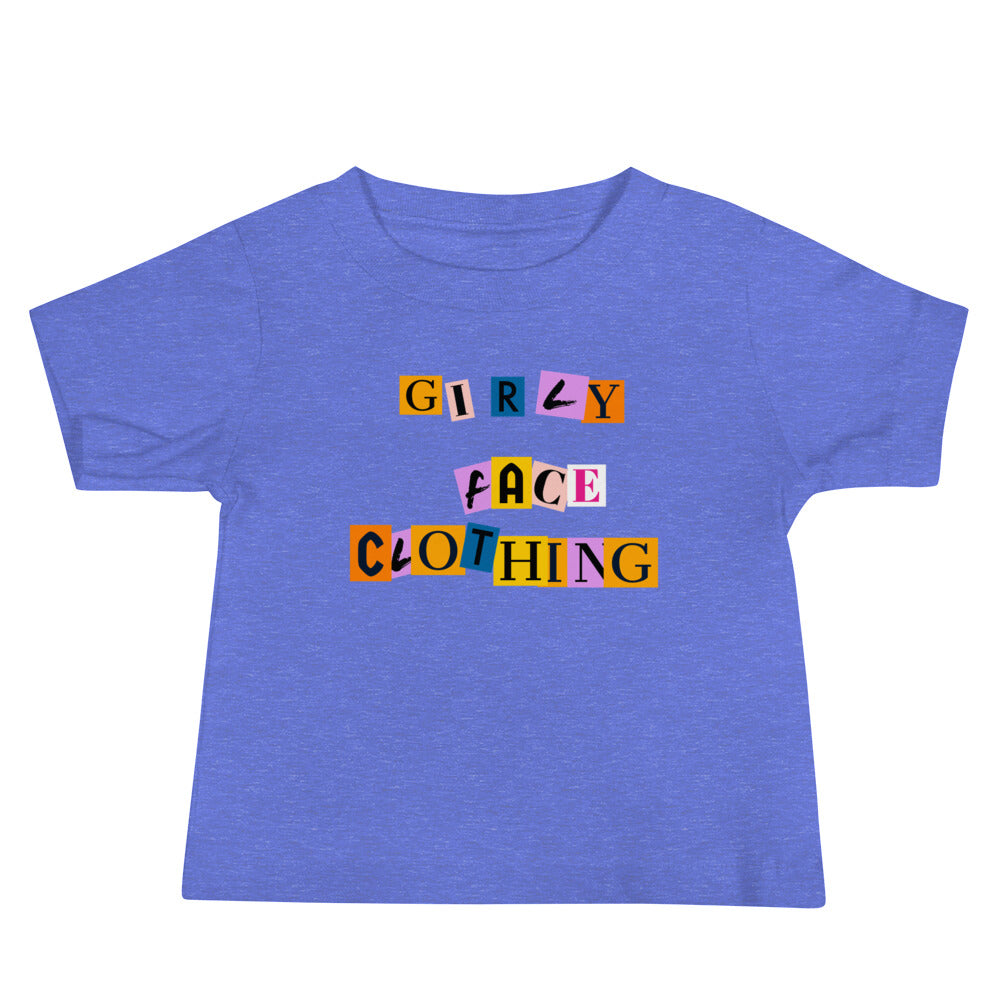Girly Face Clothing - Baby Jersey Short Sleeve Tee