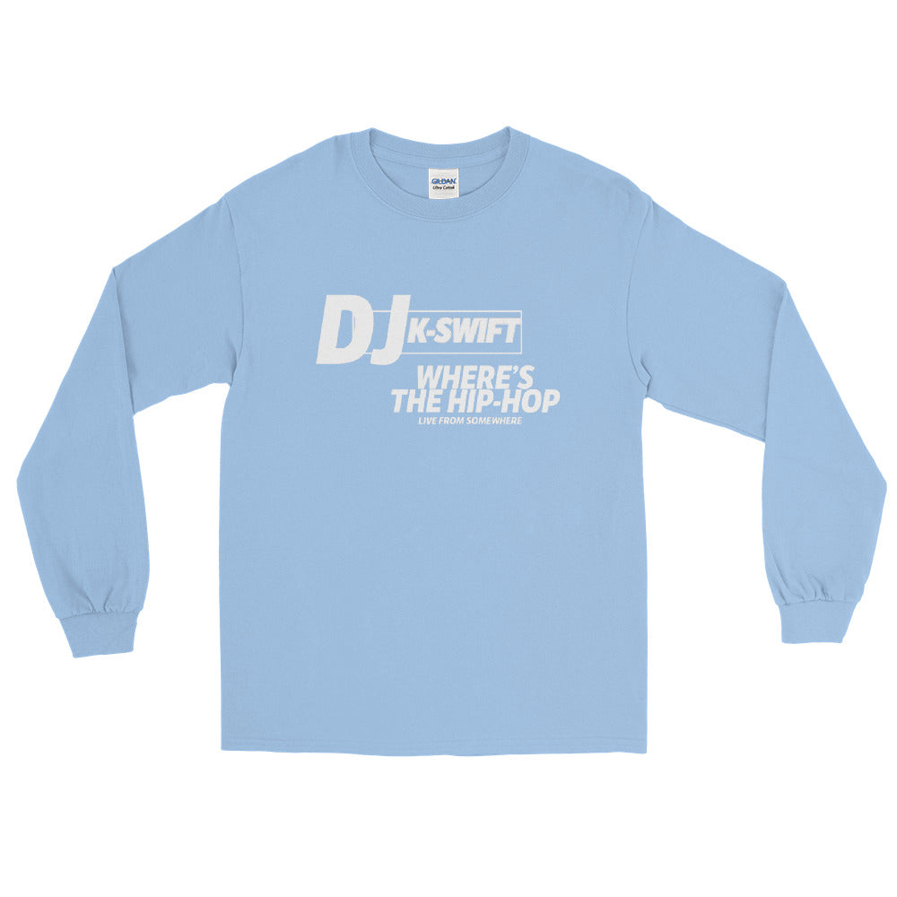 DJ KSWIFT LIVEFROM SOMEWHEREMen’s Long Sleeve Shirt
