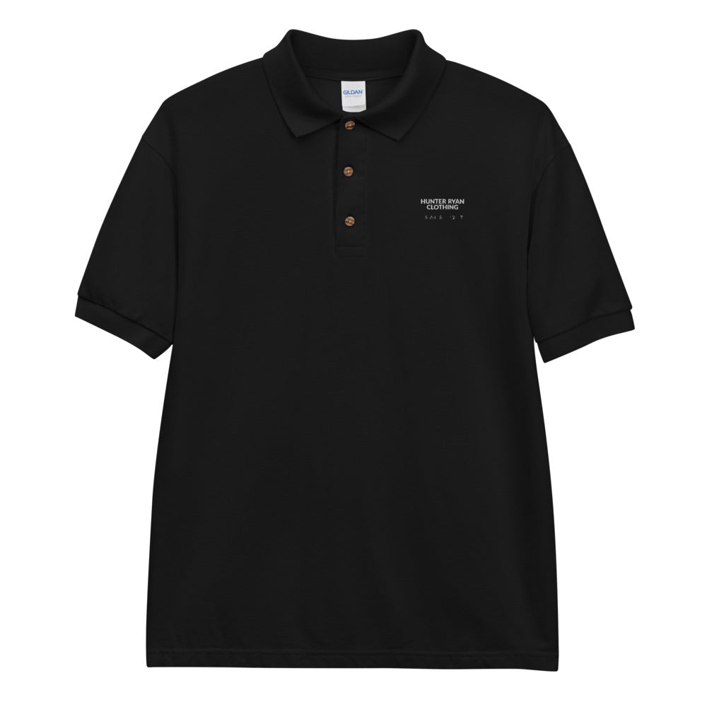 Hunter Ryan Collection Embroidered Polo Shirt