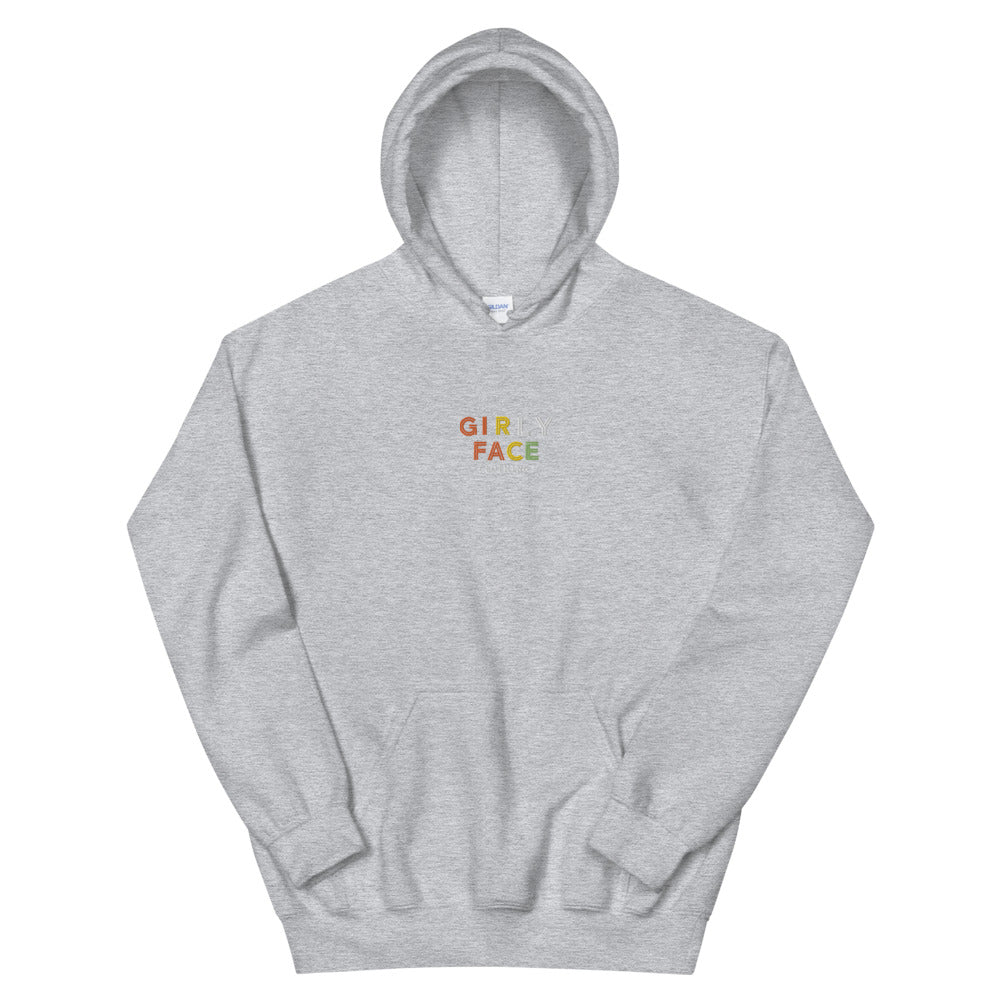 Girly Face Embroided - Unisex Hoodie