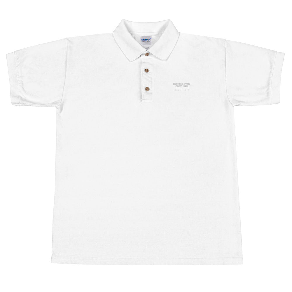 Hunter Ryan Collection Embroidered Polo Shirt
