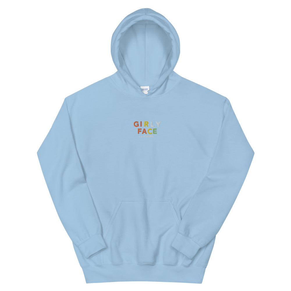 Girly Face Embroided - Unisex Hoodie