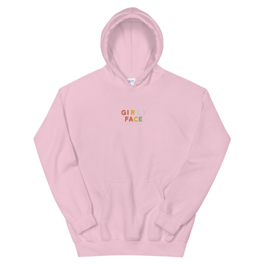 Girly Face Embroided - Unisex Hoodie