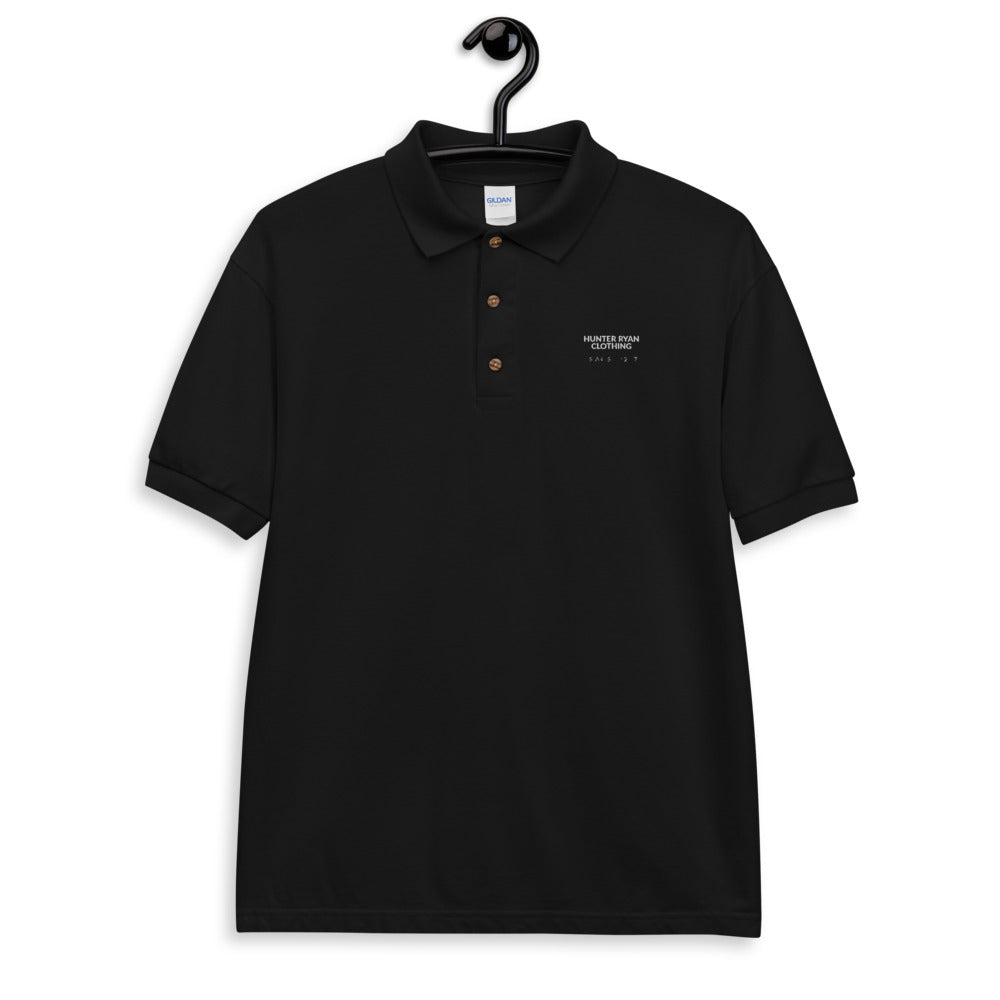 Hunter Ryan Collection Embroidered Polo Shirt