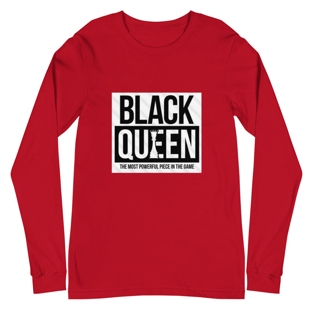 BLACK QUEEN - Unisex Long Sleeve Tee